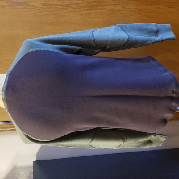 Lucky brand green brown ribbed sweater long sleeve - Picture 4 of 5